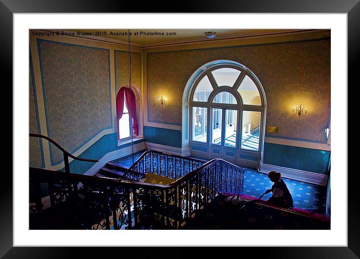 Grand Staircase Framed Mounted Print by Bruce Glasser