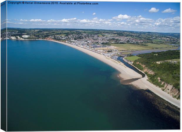  Seaton Canvas Print by Aerial Dimensions