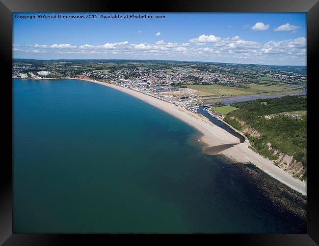  Seaton Framed Print by Aerial Dimensions