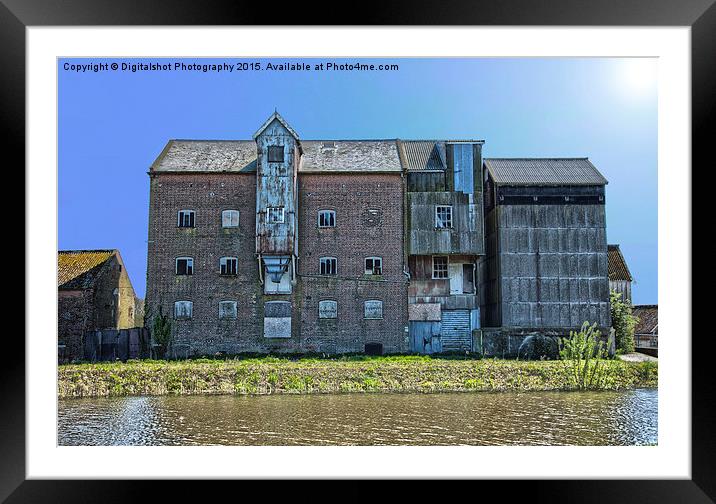 Captivating Ebridge Mill Transformation Framed Mounted Print by Digitalshot Photography