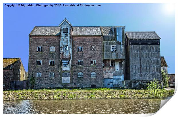 Captivating Ebridge Mill Transformation Print by Digitalshot Photography