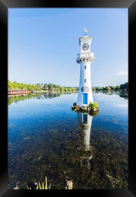 Roath Park Lake 5 Framed Print by Steve Purnell