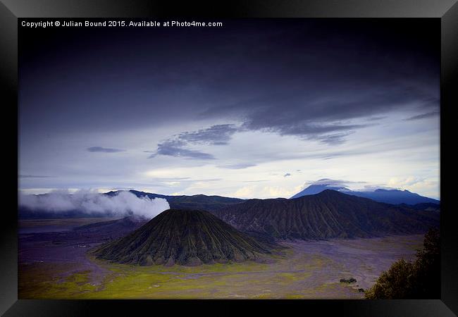  Bromo Volcano, Java, Indonesia Framed Print by Julian Bound