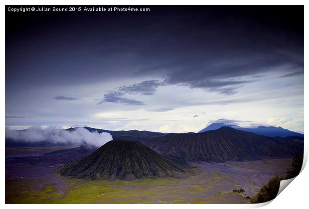  Bromo Volcano, Java, Indonesia Print by Julian Bound