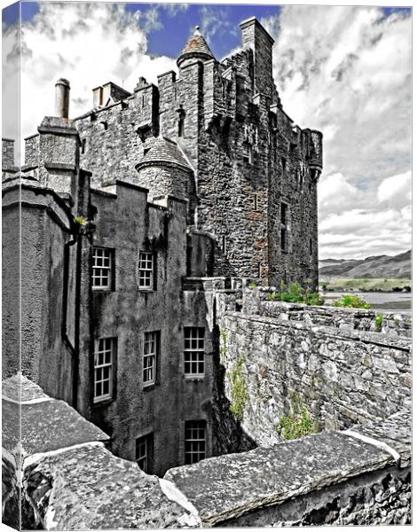 Eilean Donan Castle Canvas Print by Andy Smith