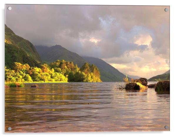  Glenfinnan Loch Shiel  Acrylic by Andy Smith