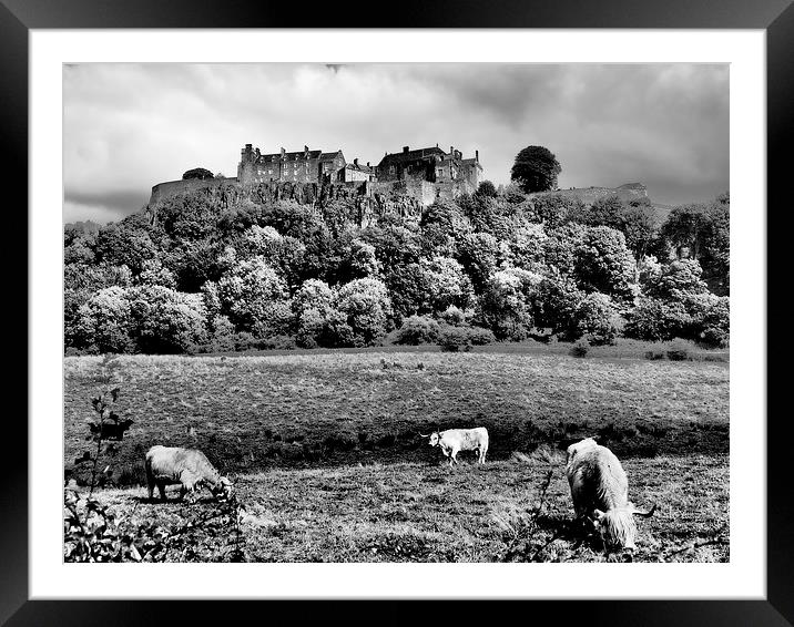  Stirling Castle, Scotland. Framed Mounted Print by Tommy Dickson