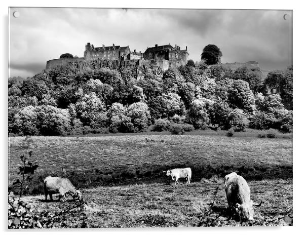  Stirling Castle, Scotland. Acrylic by Tommy Dickson