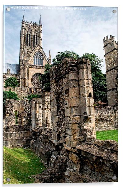  Lincoln Cathedral Acrylic by David Smith