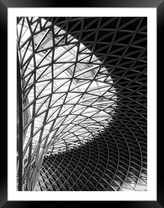  Kings Cross Station Concourse. Framed Mounted Print by Tommy Dickson