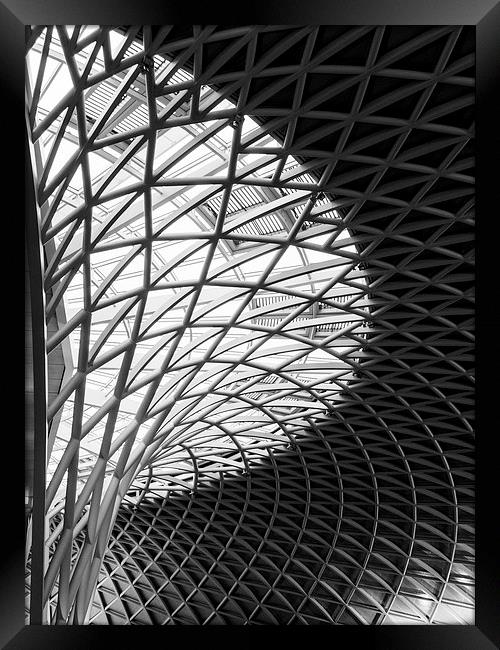  Kings Cross Station Concourse. Framed Print by Tommy Dickson