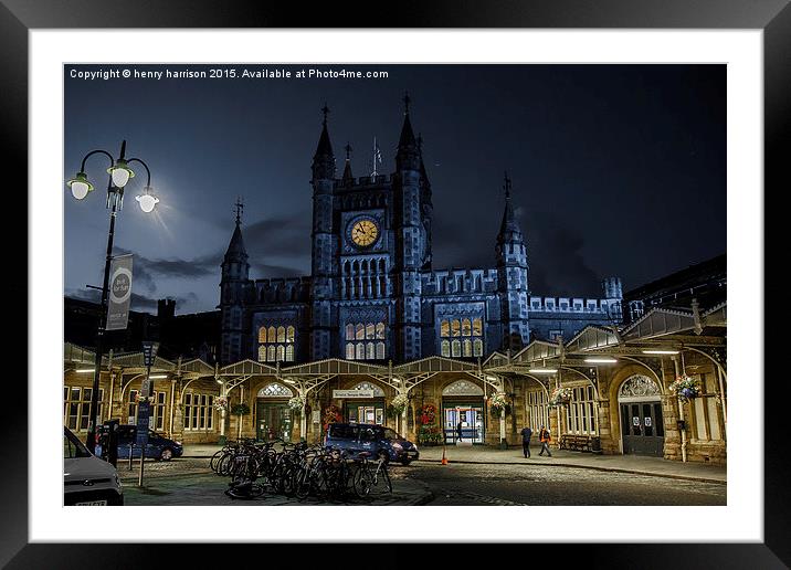  Bristol Temple Meads Framed Mounted Print by henry harrison