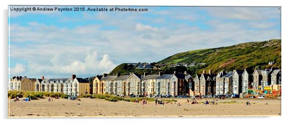  Barmouth beach Acrylic by Andrew Poynton