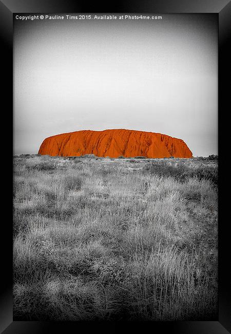 Red Centre, ULURU, Northern Territory, Australia Framed Print by Pauline Tims