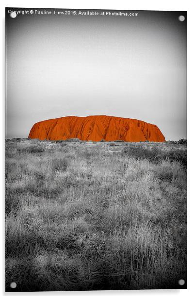 Red Centre, ULURU, Northern Territory, Australia Acrylic by Pauline Tims