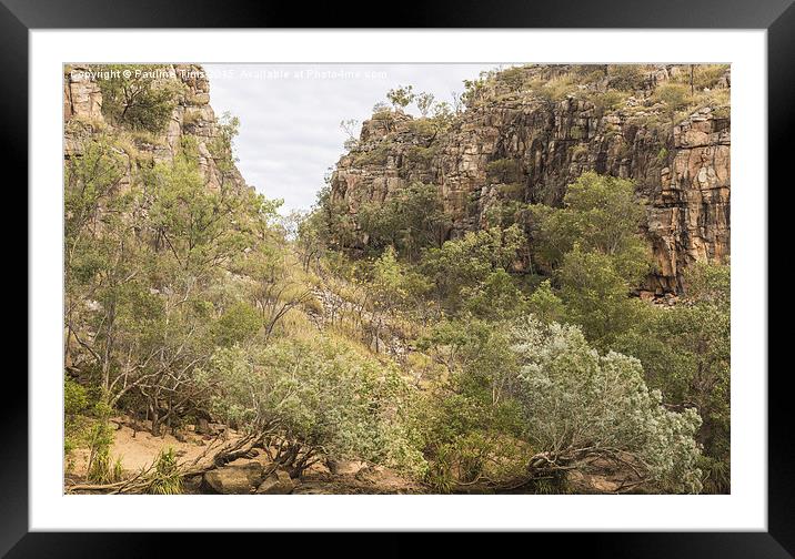  Katherine Gorge, Northern Territory, Australia Framed Mounted Print by Pauline Tims