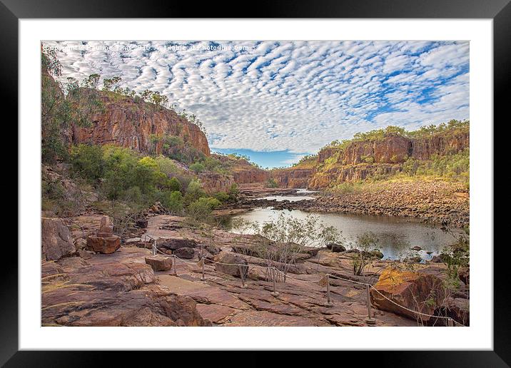  Katherine Gorge, Northern Territory , Australia Framed Mounted Print by Pauline Tims
