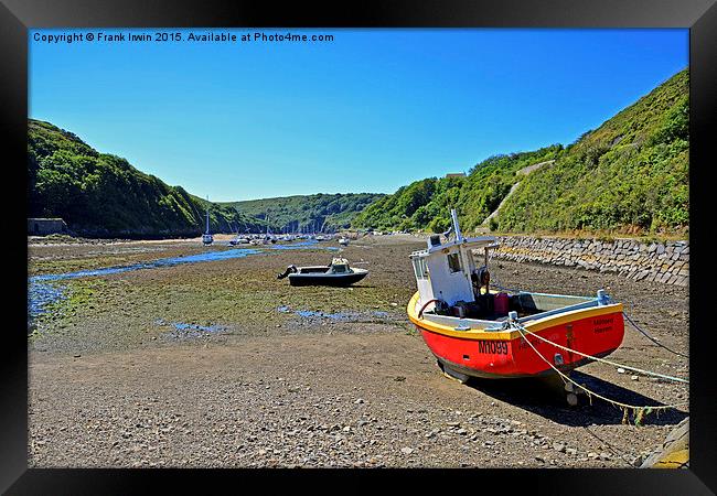  Awaiting the tide Framed Print by Frank Irwin