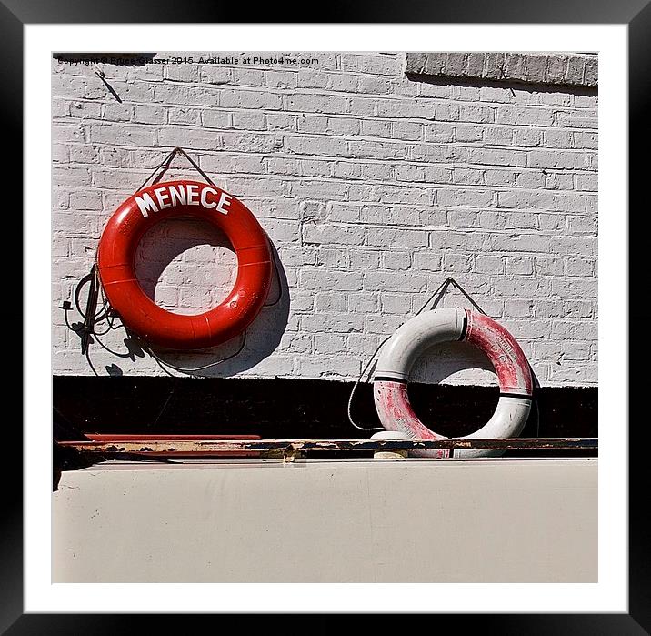  LIFE SAVERS  Framed Mounted Print by Bruce Glasser