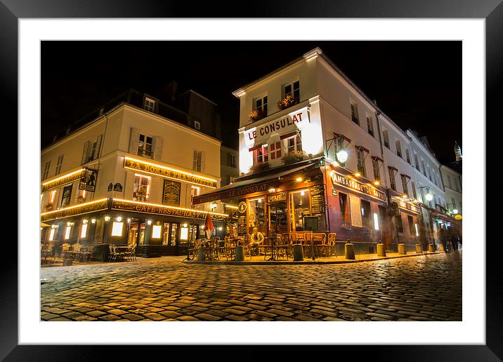 Le Consulat, Montmartre, Paris Framed Mounted Print by Gavin Liddle