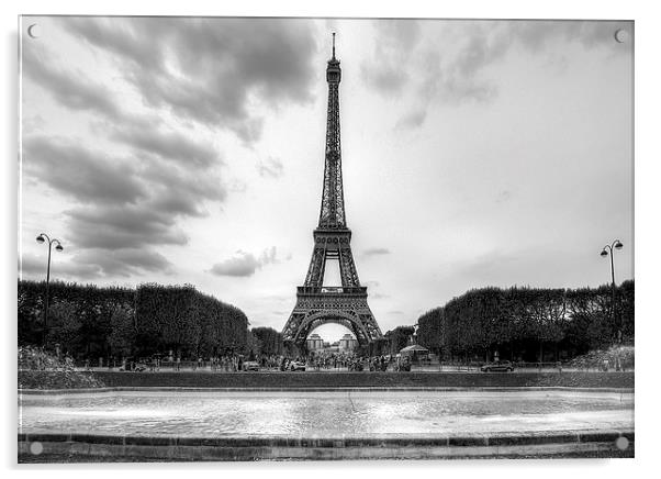  The Eiffel Tower, Paris Acrylic by Gavin Liddle