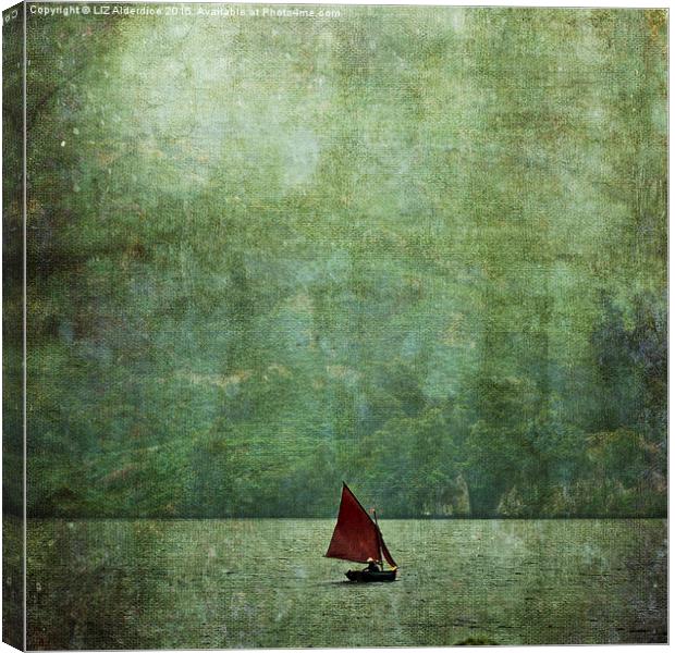 Ullswater Sailing Canvas Print by LIZ Alderdice