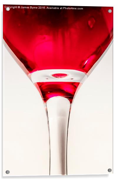  Vino Acrylic by James Byrne