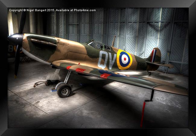  Spitfire Mk 1 Framed Print by Nigel Bangert