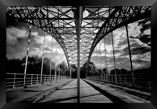   Wylam Railway Bridge Framed Print by Ray Pritchard