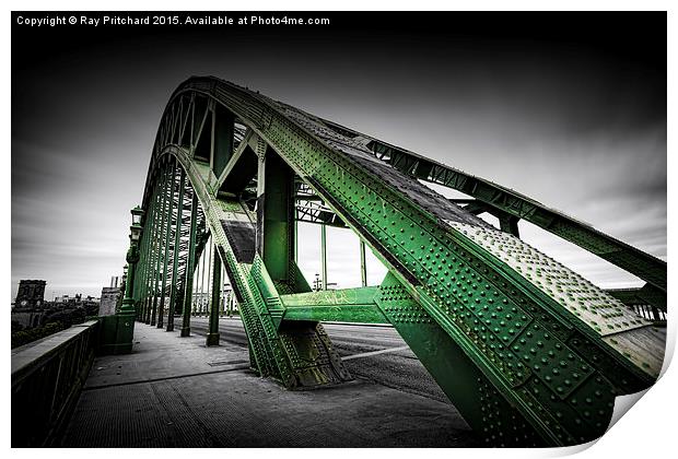  Tyne Bridge Popped Print by Ray Pritchard