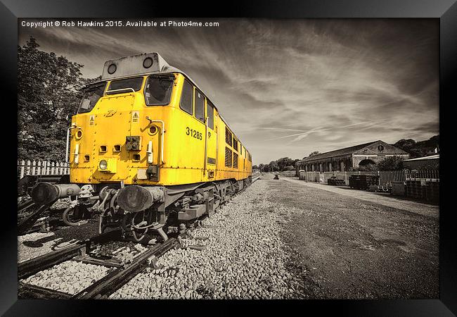  Class 31 at Exeter Riverside  Framed Print by Rob Hawkins