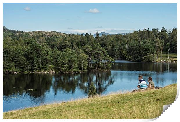  Peaceful Tarn Hows, Lake District Print by Phil Sproson