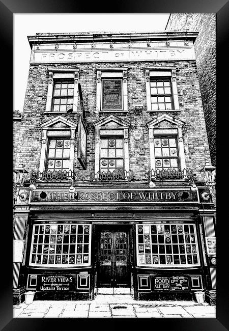 The Prospect Of Whitby Pub London Art Framed Print by David Pyatt