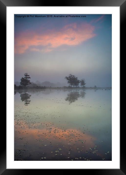  Whitten Pond Burley Framed Mounted Print by Phil Wareham
