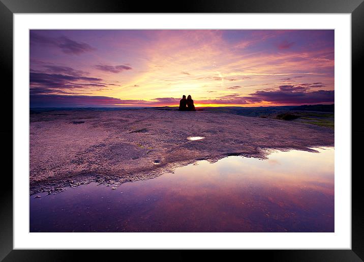  Curbar Couple Framed Mounted Print by Phil Sproson