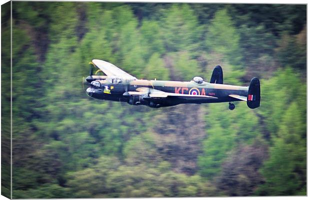  WW2 Lancaster Bomber - Dambusters Canvas Print by Phil Sproson