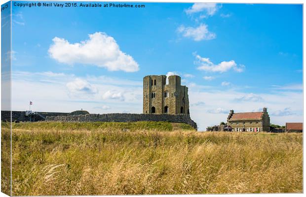 Scarborough Castle Canvas Print by Neil Vary