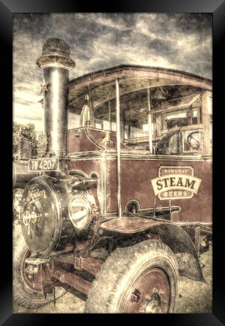 Foden Steam Lorry Vintage Framed Print by David Pyatt