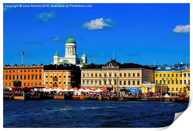 Helsinki Skyline HDR Print by Juha Remes