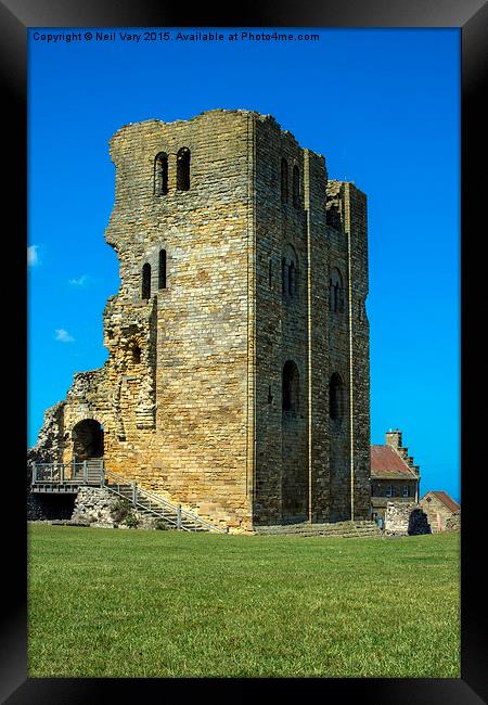 Scarborough Castle Framed Print by Neil Vary
