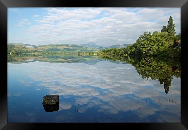  The trossachs in summer Framed Print by Stephen Taylor