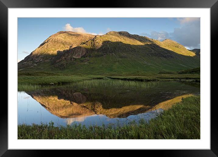 The back of the Buachaille Framed Mounted Print by Stephen Taylor