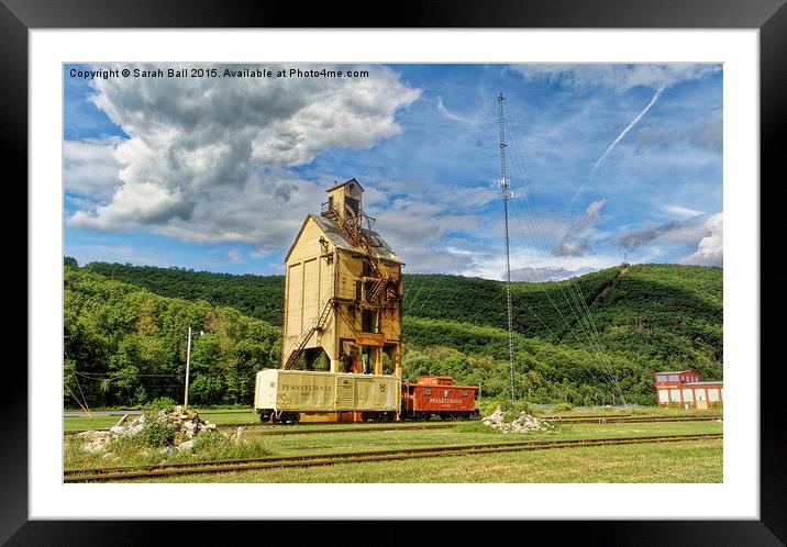  Heritage Coal Building Framed Mounted Print by Sarah Ball