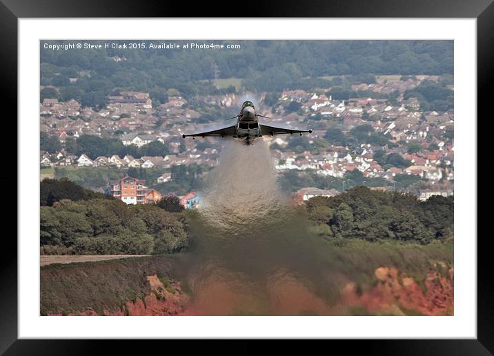  Typhoon - Dawlish Air Show 2015 Framed Mounted Print by Steve H Clark