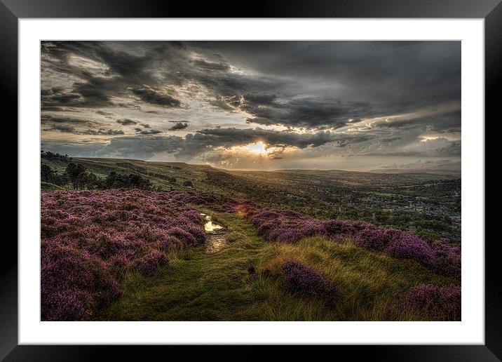 Ilkley Moor - After the Storm  Framed Mounted Print by David Oxtaby  ARPS
