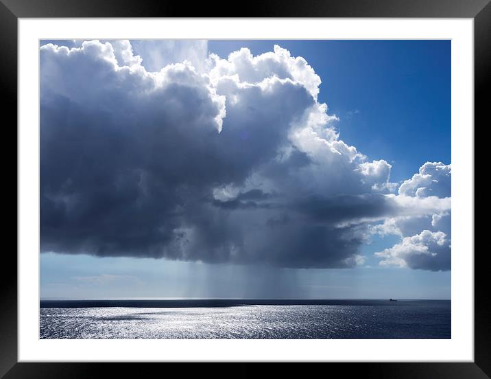 Stormy weather Framed Mounted Print by Gail Johnson
