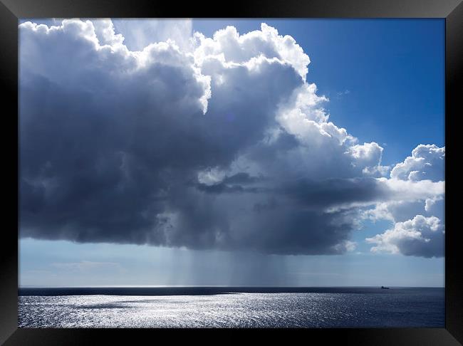 Stormy weather Framed Print by Gail Johnson