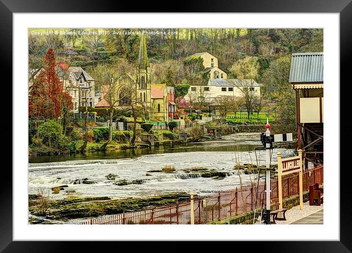  Station View Framed Mounted Print by Delwyn Edwards