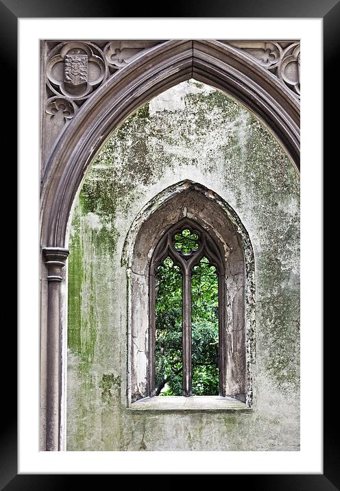  Nature's Church Framed Mounted Print by Jean Booth