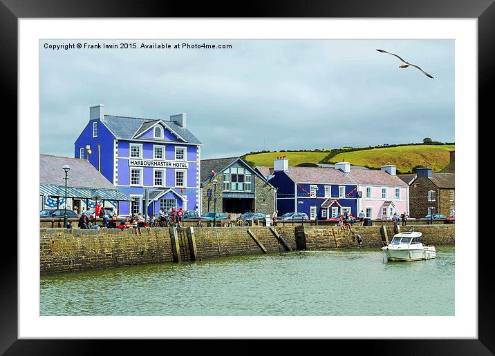  Aberaeron harbour Framed Mounted Print by Frank Irwin